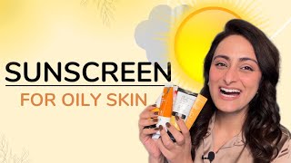 Best sunscreens for oily skin acne prone skin combination skin  Dermatologist recommends [upl. by Eladnar]