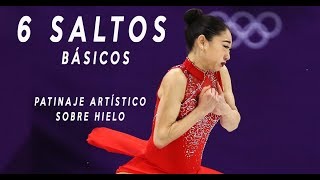 6 Saltos básicos del Patinaje artístico sobre hielo [upl. by Wendy45]