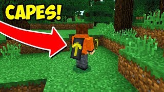 How To Get CAPES in Minecraft PE Custom Capes in MCPE [upl. by Dublin]