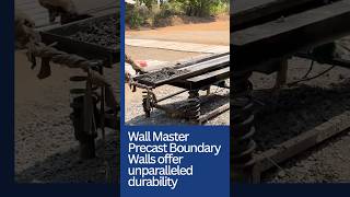 Boundary wall Ingredients  Precast boundary wall  Compounded boundary walls [upl. by Torbart]