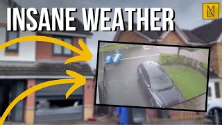 Tornado and extreme weather causes destruction in Widnes [upl. by Ingraham623]