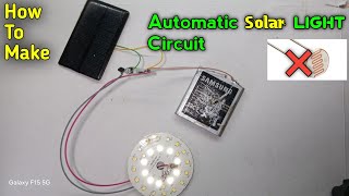 Automatic On Off Solar Light  how to make automatic solar light [upl. by Amilah]