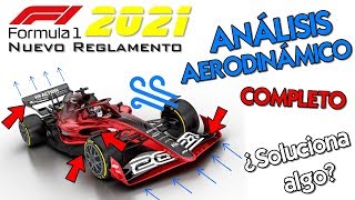 Reglamento F1 para 2021 ¿Soluciona algo  Análisis aerodinámico técnico completo [upl. by Comstock]