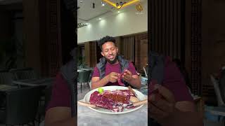 ከበሉ አይቀር እንዲህ ነው 🤣🤣 ethiopia habesha food foodie ቁርጥ [upl. by Ahsienauq]