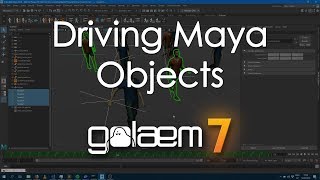 Golaem 7 Driving Maya Objects [upl. by Zack]