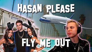 ARIatHOME  Hasan Please Fly Me Out To LA [upl. by Bevvy]