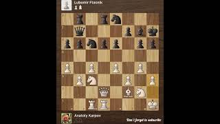 Anatoly Karpov vs Lubomir Ftacnik • Chess Olympiad  Greece 1988 [upl. by Russi427]