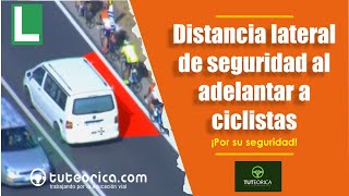 ¡Ciclistas en peligro 😱 ¿Cómo evitar accidentes 🚲 🚗 Distancia lateral de seguridad [upl. by Sinclair628]