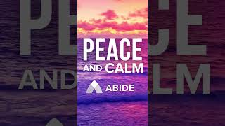 Experience Peace and Calm  Abide Meditation App [upl. by Wilbur173]