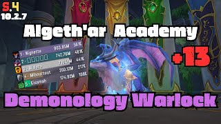 Demonology Warlock 🌌👹 Algethar Academy 13 🥇561k dps  S4 [upl. by Tehc528]