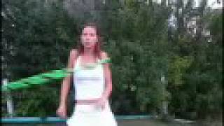 SaFire Hooping Tutorial One Shoulder Hooping  Learn online at HoopCityca [upl. by Rolph455]