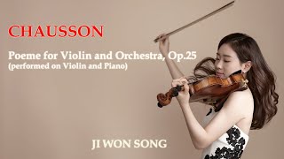 Chausson Poeme for Violin and Orchestra Op25 [upl. by Rubel]