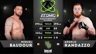 Atomic 3  Miguel Baudour vs Angelo Randazzo [upl. by Susanna29]