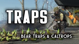 All About Bear Traps amp Caltrops  Are They Worth It  Fallout 4 Far Harbor [upl. by Brosine]