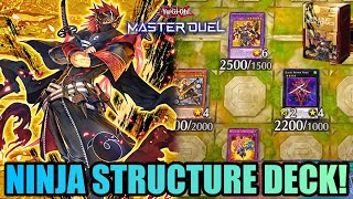 NINJA STRUCTURE DECK  XYZFusion Festival YuGiOh Master Duel [upl. by Abra]