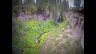 Trujillo Meadows Waterfall from the air [upl. by Mcclenon]