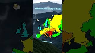 How close your country to bosnia europe map geography [upl. by Juliano]