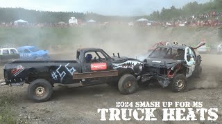 2024 Demolition Derby  Smash Up For MS  Truck Heats [upl. by Telfore]