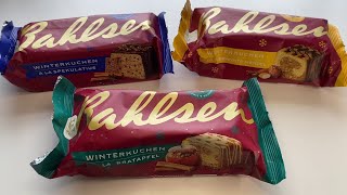 🎄 Winterkuchen from Bahlsen three christmas flavors taste test [upl. by Faro]