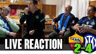 Ribaltiamo tutto a Casa Generale 😱 Live reaction RomaInter 24 [upl. by Onder]