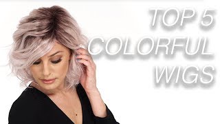 Top 5 Colorful Wigs  Wigs 101 [upl. by Varini958]