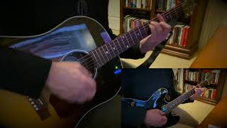 The Jayhawks Blue guitar cover Fractal Audio Axe FX 3  Gibson J45 amp Gibson Historic 59 335 [upl. by Aitital43]