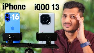 iQOO 13 vs iPhone 16 Camera Test  Android vs iPhone Camera Comparison Battle SHOCKING RESULTS 🤡 [upl. by Arehahs]