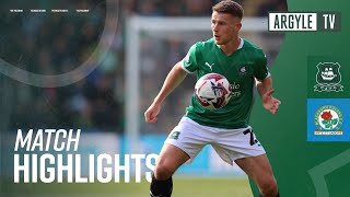 Plymouth Argyle v Blackburn Rovers Highlights [upl. by Aicnelev]