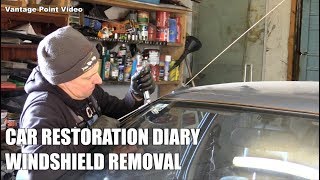 Windshield Removal Fail Charade Restoration 5 [upl. by Liuqnoj]