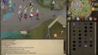 H3ct1k  Pvp Pure Vid 2  Runescape Pure Pking at its BestCrystal Bow and Dragon Claws [upl. by Edyth]