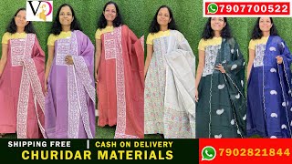 UNSTITCHED NET COTTA CHURIDAR MATERILASCM209onlineshopping VITARA DESIGN KOTHAMANGALAM [upl. by Namruht]