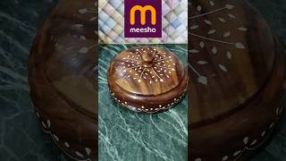 Meesho Wooden Spice Jars  Latest Meesho Kitchen Spice Box  meesho shorts unboxing spicebox [upl. by Ojyram]