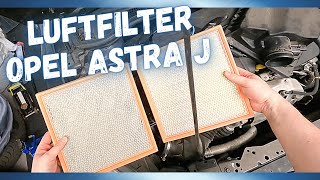 Luftfilter wechseln Opel Astra J [upl. by Deth155]