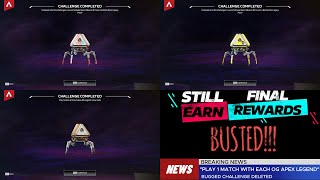 APEX LAUNCH ROYALE RECON EVENT  quotOGquot Challenge Bug  EA Busted  We Noticed [upl. by Ancell450]