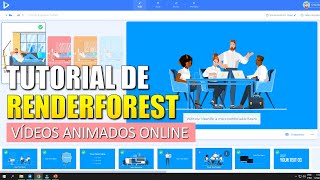 TUTORIAL DE RENDERFOREST  Como usar para fazer vídeos animados [upl. by Akema]