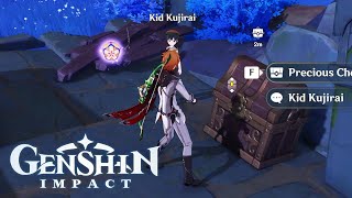 Gameplay Genshin Impact Kid Kujirai Temari Game  Koseki Village  Seirai Island  Inazuma [upl. by Etnomed]