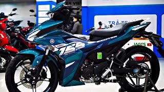 YAMAHA SNIPER 155 ABS VERSION LOOK STUNNING IN CYAN BLUE COLOR OPTION  Yamaha Sniper 155 ABS [upl. by Pantin214]