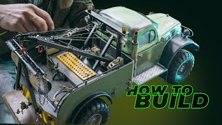 How To Build Rc Crawler Trx4 Dodge Power Wagon Tow Truck  Homemade e3src [upl. by Finah95]