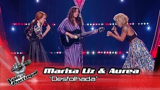 Marisa Liz e Aurea cantam a Desfolhada no palco do The Voice Portugal [upl. by Gnep]