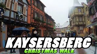 Magical KAYSERSBERG Christmas Walk  Noël à Kaysersberg  Alsace France 4k [upl. by Barcus]