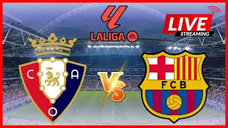 🔴 Barcelona vs Osasuna LIVE  Full Match  La Liga 20242025  eFootball PES 2021 Season Update [upl. by Yeleak]