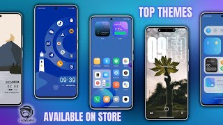 Top 5 Beautiful Themes Available On Xiaomi Global Theme Store  I Love Miui [upl. by Tennek166]