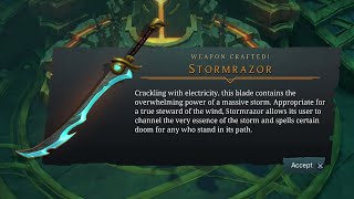 Yasuos Legendary Weapon Stormrazor  Ruined King [upl. by Haerb]