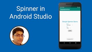 Spinner in Android Studio [upl. by Cuda523]