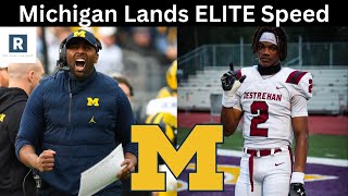 Phillip Wright Commits To Michigan  Michigan Football Recruiting News [upl. by Yelah]