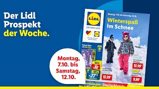 Der Lidl Prospekt der Woche  Angebote von Montag 710 bis Samstag 1210 [upl. by Bahner]