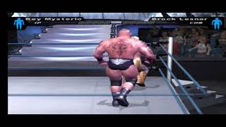 Rey Mysterio Vs Brock Lesnar  Single Match  Season Mode  SmackDown here comes the Pain [upl. by Latreese]