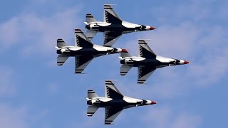 Thunderbirds 4 jets side pass  Mcminnville Oregon Air Show 2024 [upl. by Midas]