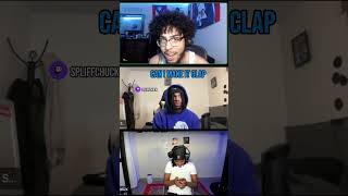 No One Can Make It Clap🤣fypstreamclipfollowfunnytwitch [upl. by Chadabe269]