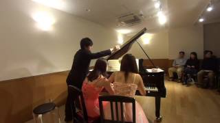 スメタナモルダウ BSmetanaquotVltavaquotピアノ連弾Piano Duo framboise [upl. by Trescha519]